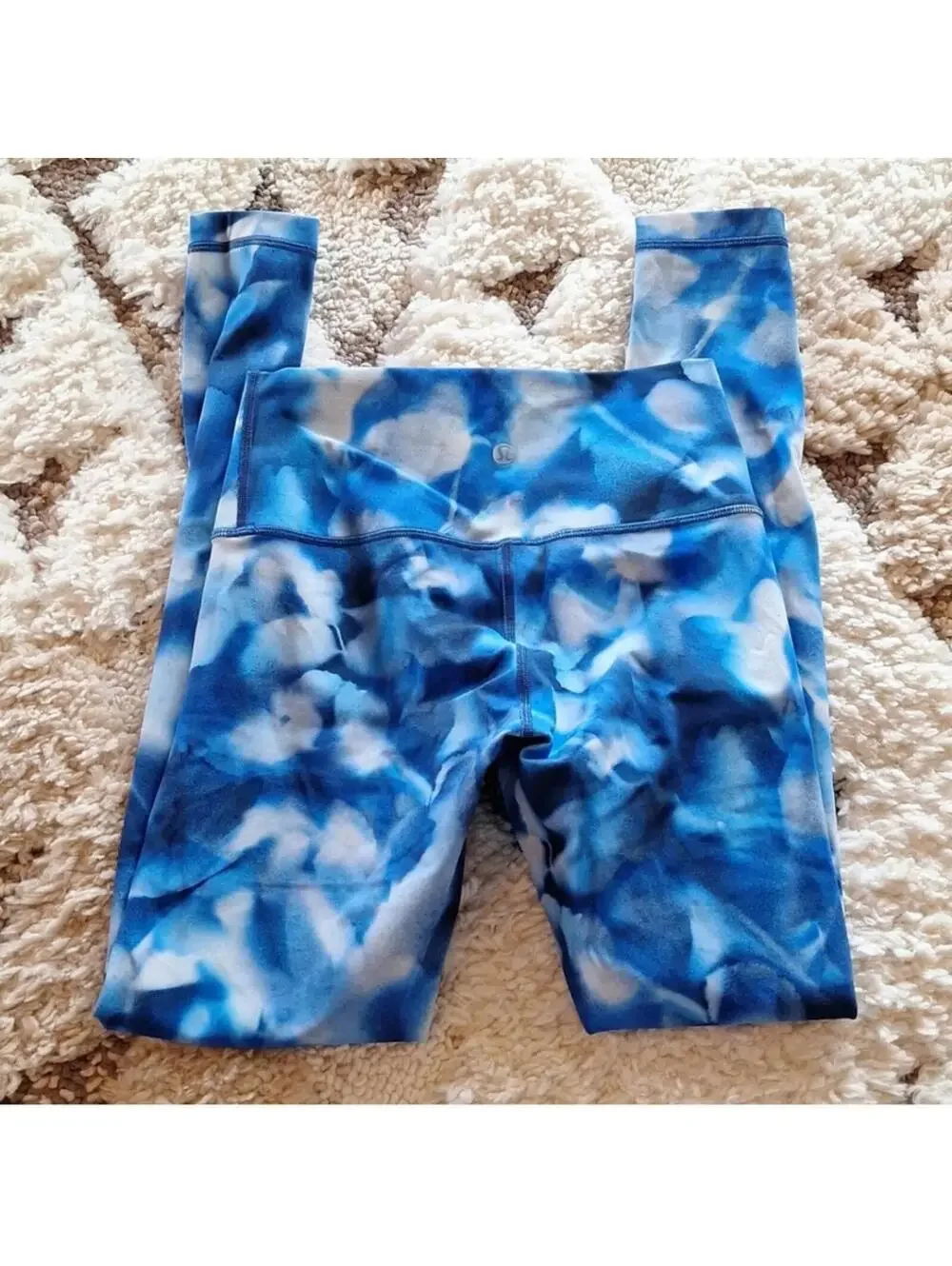 Lululemon Athletica High Rise Blue Leggings Size 4